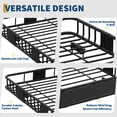 thumbnail image 3 of EDTara Universal Rooftop Cargo Carrier Basket, 200 Lbs Capacity Heavy Duty Rack With Extension, Weather Resistant for Various Vehicles, 3 of 6