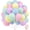 Pastel, variant on 60pcs Pastel Balloons 12inch, Pastel Color Balloons with Light Pink Green Yellow Blue Purple Balloon for Easter Rainbow Baby Shower Birthday Party Decorations