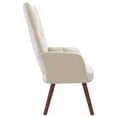 thumbnail image 5 of vidaXL Relaxing Chair Cream White Velvet, 5 of 6