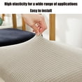 thumbnail image 4 of Soft Stretch Spandex Chair Slipcovers, Corn Grain Texture, Washable Removable, Suitable for Office Dining Room Bar Wedding Seat Cushions, 15-19 Inch Seat Width, Multiple Colors, 4 of 7