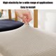 thumbnail image 5 of Xihbxyly Funda Elástica para Silla, Funda Suave de Elastano, Cojín Lavable y Extraíble, Diseño con Textura de Grano de Maíz, Ideal para Oficina, Comedor, Bar, Elegante Renovación de Muebles, Varios C, 5 of 7