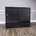 thumbnail image 2 of FixtureDisplays® 48X38X18" Half Vision Glass Showcase Wood Cabinet Floor Stand Assembly Instruction Video In Description, Ships LTL, Freight Verification Required 10172, 2 of 10