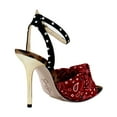 thumbnail image 5 of Jessica Simpson Neveny Women's Heels Red Bandana Size 5 M, 5 of 8
