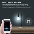 thumbnail image 3 of WiFi Smart Plug, App Remote Control & Voice Control Outlet with Timer Function, US Standard Smart Socket Adapter, 3 of 10
