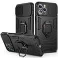 thumbnail image 1 of Para iPhone 13 Slide Armor Funda de teléfono a prueba de golpes para iPhone 12 11 13Pro Max XR XS Max X 14Pro max Soporte de anillo magnético contraportada Tan Jianjun unisex, 1 of 1