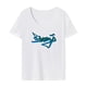 thumbnail image 1 of Camiseta de mujer verano ropa de calle traje transpirable ropa suave verano de moda XL, 1 of 7