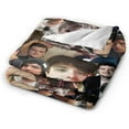 thumbnail image 3 of Josh Hutcherson Blanket Anti-Pilling Throw Blanket Plush Blanket Lightweight & Ultra-Soft, Warm & Comfy Flannel Fleece Blanket for Couch, Bed, Sofa, 60x80, 3 of 6