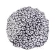 thumbnail image 1 of Minnieouse Gorro de dormir para mujer, gorro de satén elástico de banda ancha para cubrir la cabeza, calentador del cuero cabelludo, Sombreros blanco negro M（56-58cm）, 1 of 6