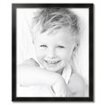 thumbnail image 2 of ArtToFrames 27" x 33" Honors Black with Silver Picture Frame, 27x33 inch Black Wood Poster Frame (WOM-5157),  Pack, 2 of 7