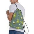 thumbnail image 3 of Bingfone Cute Yoga Frogs Drawstrings Backpacks Bags For Men Women Gym Drawstrings Bag, 3 of 9