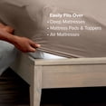 thumbnail image 6 of Bare Home 22" Extra Deep Pocket Sheet Set - Premium 1800 Collection - Ultra-Soft - Queen, Taupe, 6 of 8