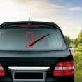 thumbnail image 3 of FlyFlise Car Rear Window Decals,Cute Funny Vinyl Decal Sticker,Rear Windshield Window Wiper Side, 3 of 5