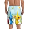 thumbnail image 4 of Lsque Pikmin Mens Sleep Pajama Shorts,Short Pajama Pants, Cotton Ultra-Soft Knit-XX-Large, 4 of 9