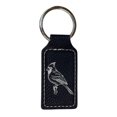 thumbnail image 3 of Keychain - Rectangle - Cardinal - Leather, 3 of 4