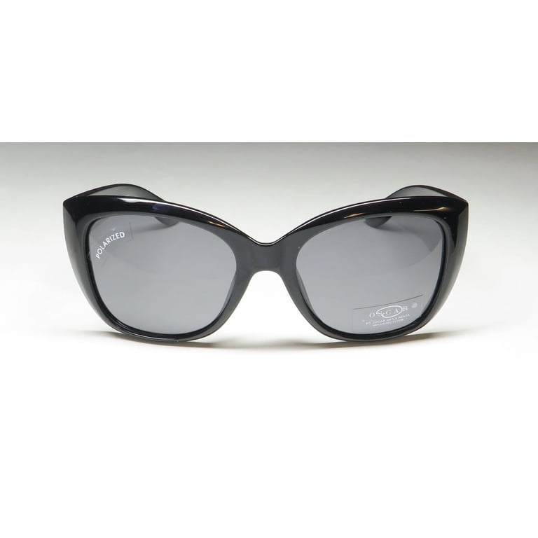 OSCAR by OSCAR DE LA RENTA Black Polarized Sunglasses OSCAR DE LA RENTA OSCAR 1342 PREMIUM POLARIZED LENSES  main image 2