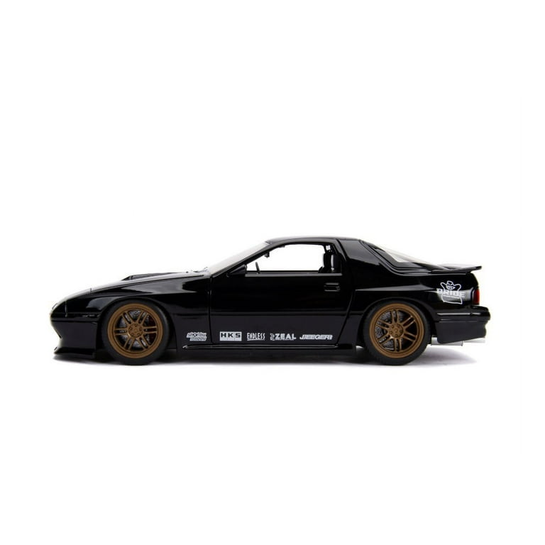 ミニカー JDM Tuners 1985 Mazda RX-7 FC 1/24 Jada 1:24 JDM Tuners 1985 MAZDA RX-7 FC Glossy Black/White