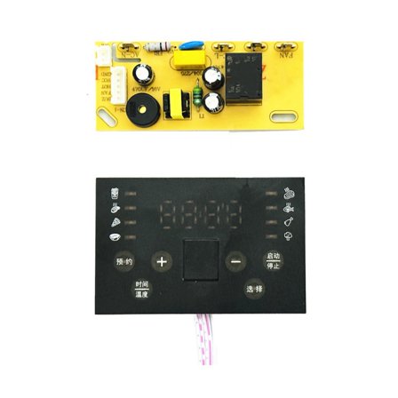 Universally Replacement Control Board With Intelligent Temperatures Adjustment For Air Fryers Durability Heat Resistant