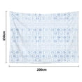 thumbnail image 6 of Floral Tapestry Decor Beach Tapestry Waterproof for Dorm Bedroom Living Room, 6 of 7