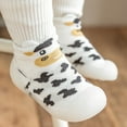 thumbnail image 2 of Unisex Baby Shoes First Shoes Kids Toddler Baby Boys Girls Solid Warm Knit Soft Sole Rubber Shoes Socks Slipper Stocking, 2 of 9