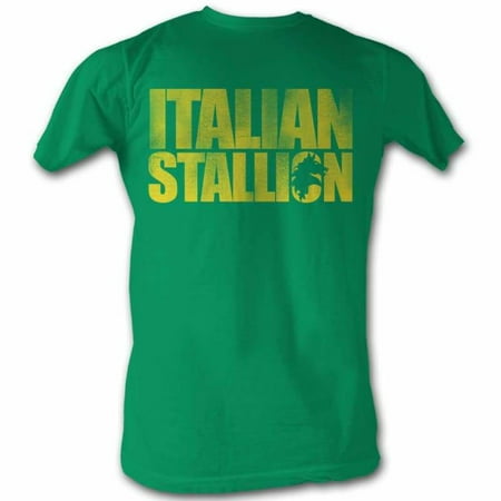 Rocky Movies Italian Green Adult Short Sleeve T Shirt