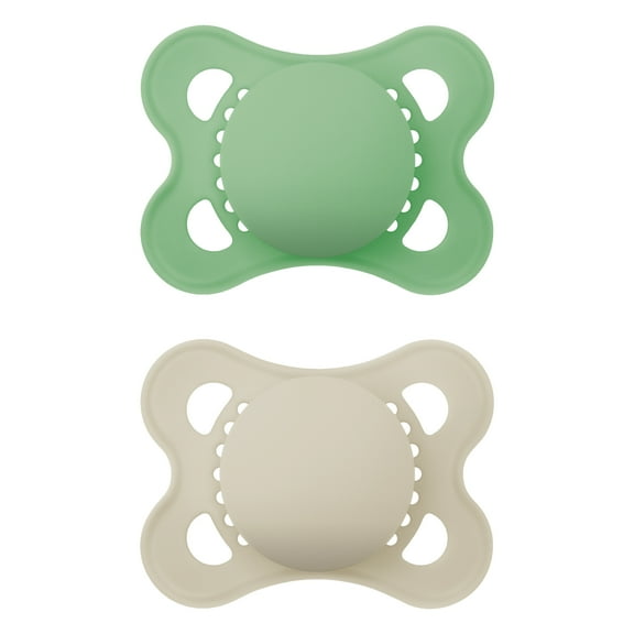 MAM Original Matte Pacifier, 0-6 Months, 2 Pack