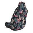 thumbnail image 2 of Fuzoiu Colorful Tropical Leaves Print Elastic Car Seat Covers, Seat Cover Protector,Universal Fit Interior Covers for Most Cars,Washable Seat Cover Non Slip for SUV,Sedan,Van, 2 of 5