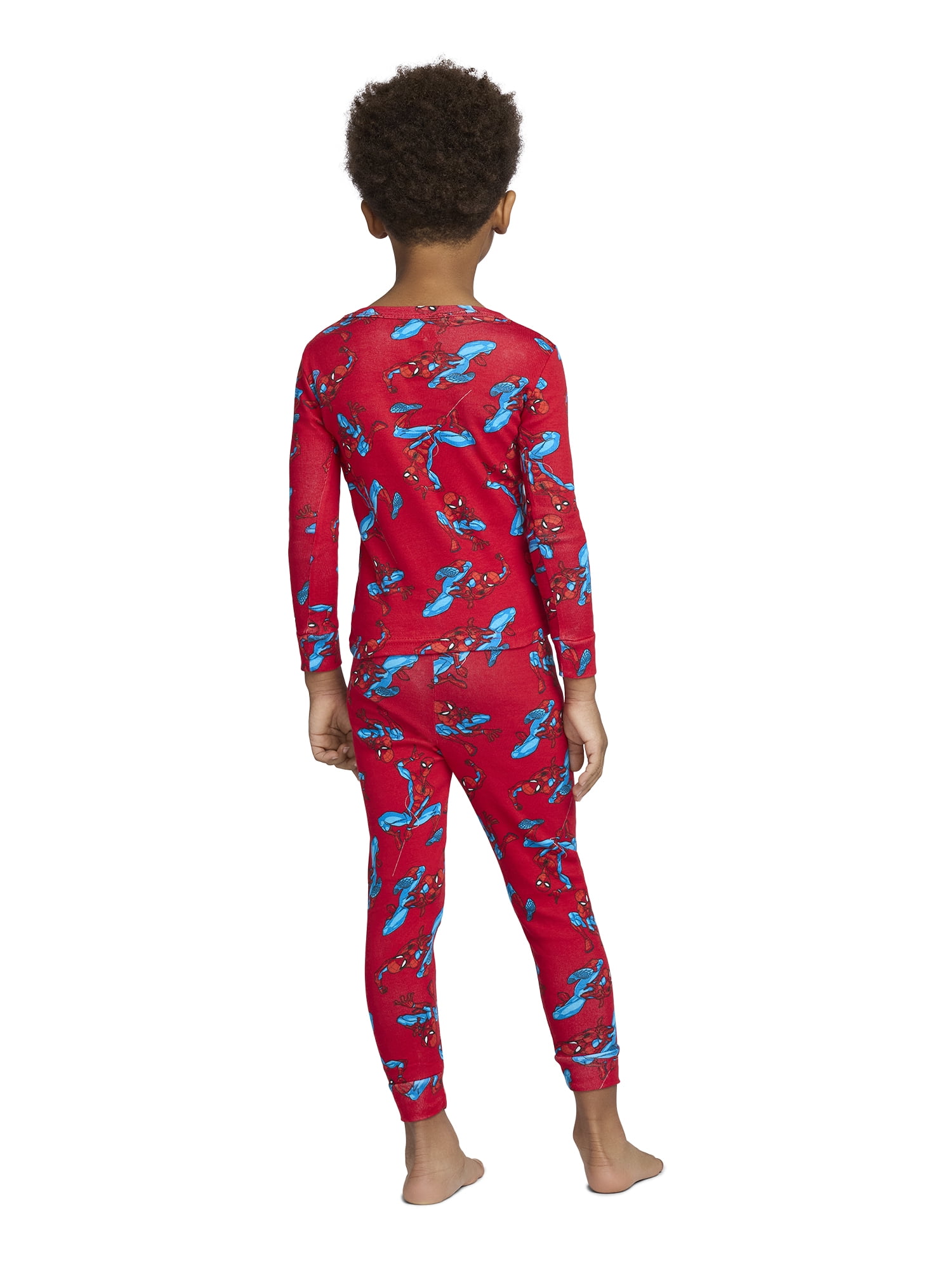 Spider-Man Toddler Long Sleeve Top and Pants Pajama Set, 2-Piece, Sizes 12M-5T