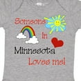 thumbnail image 4 of Inktastic Someone in Minnesota Loves Me Boys or Girls Baby Bodysuit, 4 of 5