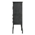 thumbnail image 4 of Creative Co-Op Metal Storage Cabinet with 3 Drawers, Antique Black, 4 of 12