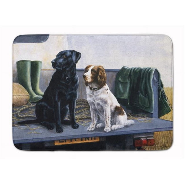 Carolines Treasures BDBA0341RUG The Tailgate Labrador Springer Spaniel Machine Washable Memory Foam Mat