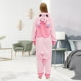 thumbnail image 3 of Alaiyaky Onesies Pajamas Unisex Adult for Women Men Animal Costume Cute Onesies Flannel Cartoon Cosplay Halloween Sleepwear Christmas New Year gifts, 3 of 6