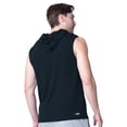 thumbnail image 2 of Men's MSX by Michael Strahan Navy Chicago Bears Action Sleeveless Pullover Hoodie, 2 of 3