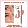 thumbnail image 2 of Freckle Blush Pen, 2 in 1 Liquid Freckle Stamp Pen & Liquid Blush, Long Lasting Waterproof Freckles Tattoo Marker for Natural Sunkissed Makeup, 2 of 5