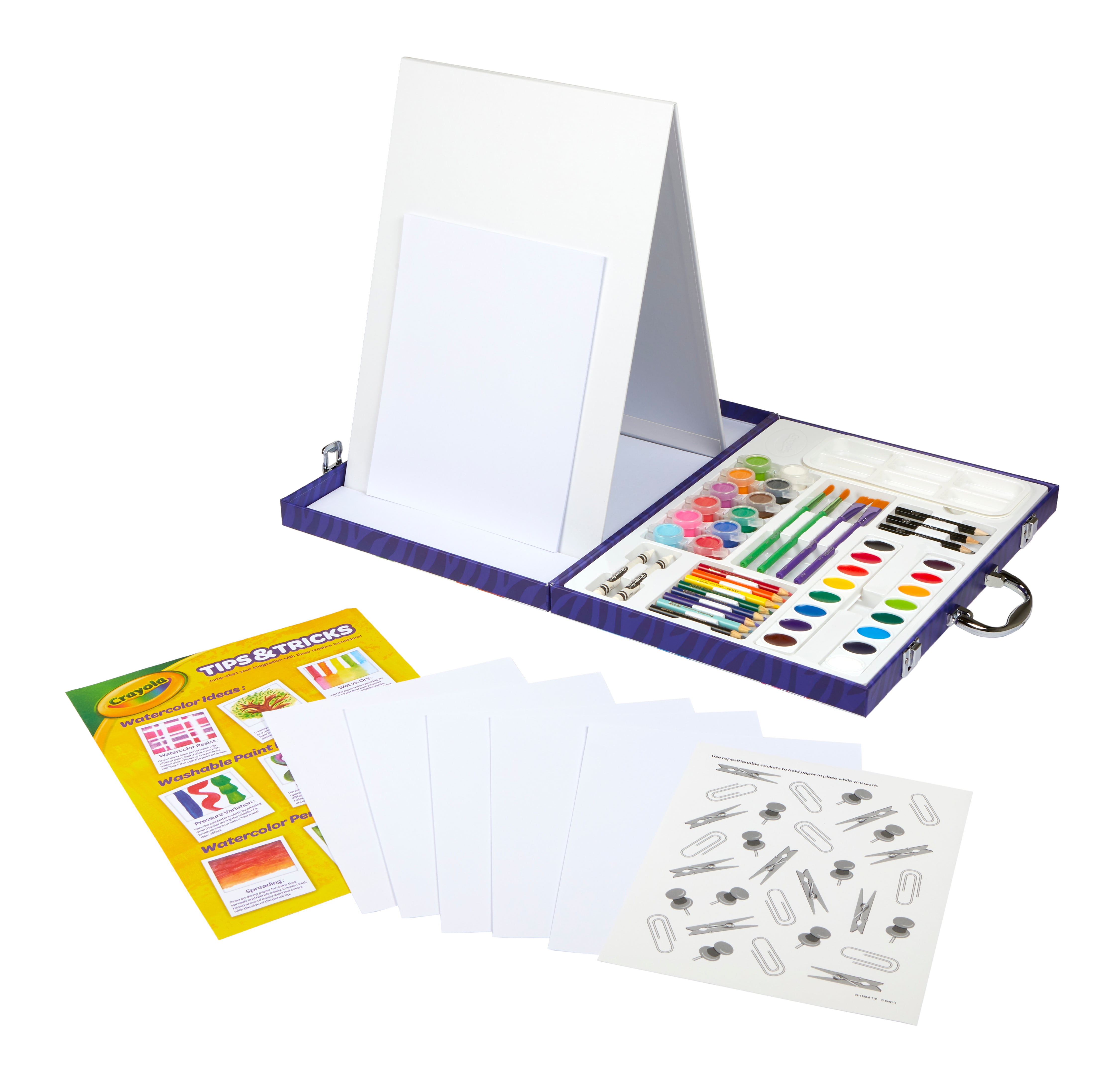 Crayola Paint and Create Easel Art Case, Painting Supplies for Kids, Creative Toys, Child Ages 4+