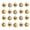 Gold, variant on Nearly Natural Silver Plastic Holiday Christmas 3" Shatterproof Ornament Set, 20 Count