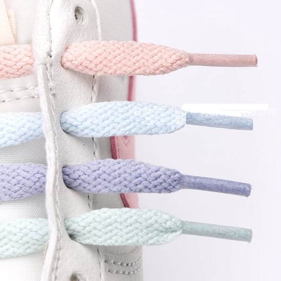 BESTYASH 8Pcs Shoe Straps for Loose Shoes Flat Polyester Assorted Color