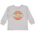 thumbnail image 3 of Inktastic Cowboy Vintage Logo Boys Long Sleeve Toddler T-Shirt, 3 of 5