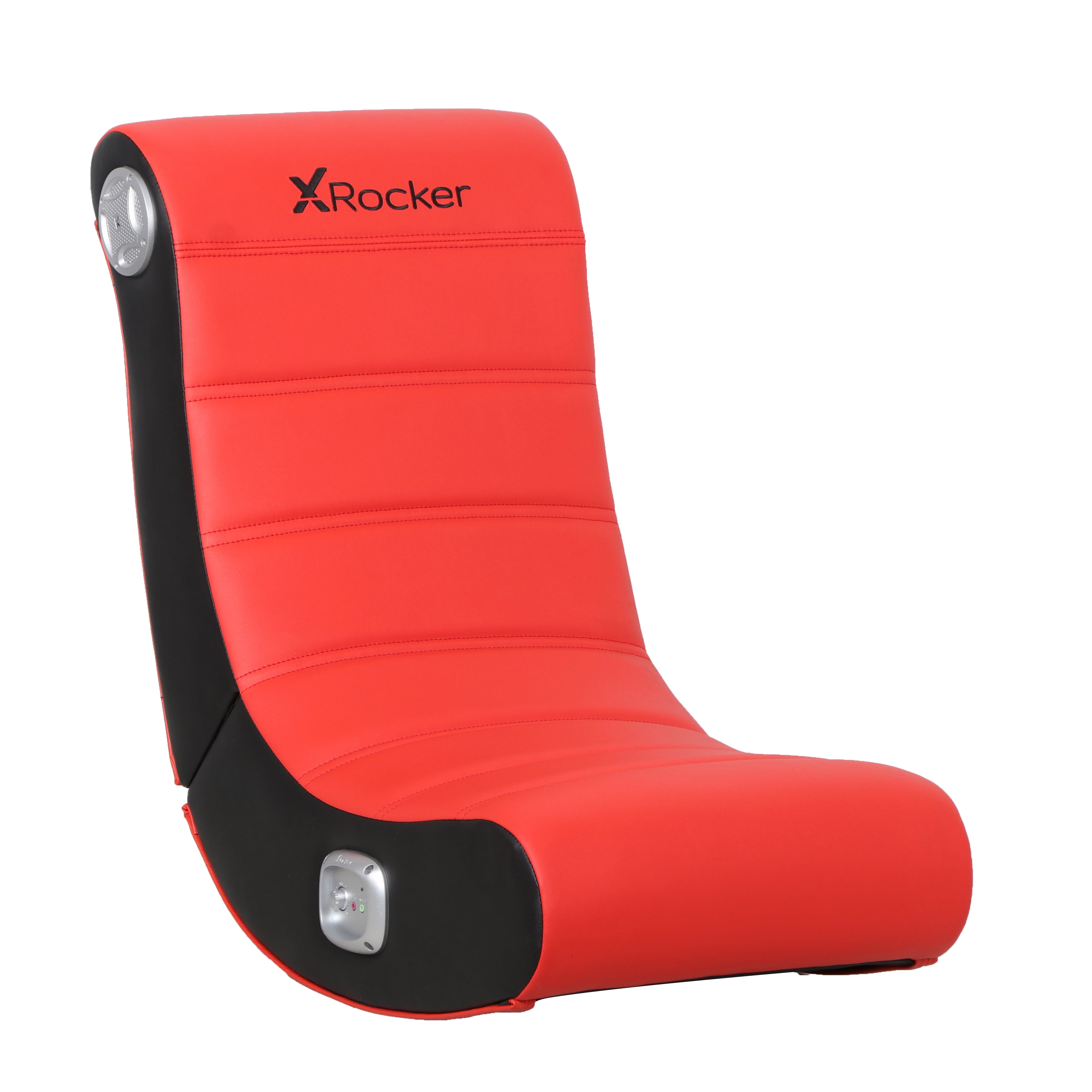 X Rocker Play 2.0 Wired Floor Rocking Gaming Chair Red