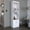White, variant on 71-Inch Narrow Bar Cabinet with Double Doors | Saves Space and Stores Liquor, Utensils