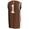 thumbnail image 3 of Male GameDay Greats #1  Brown Bowling Green St. Falcons  Lightweight Basketball Jersey, 3 of 4