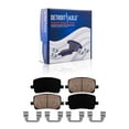 thumbnail image 6 of Detroit Axle - Front Brake Kit for 2003-2008 Toyota Corolla Matrix Pontiac Vibe Drilled & Slotted Disc Brakes Rotors 2004 2005 2006 2007 2008 Ceramic Brake Pads Replacement Brake, 6 of 7