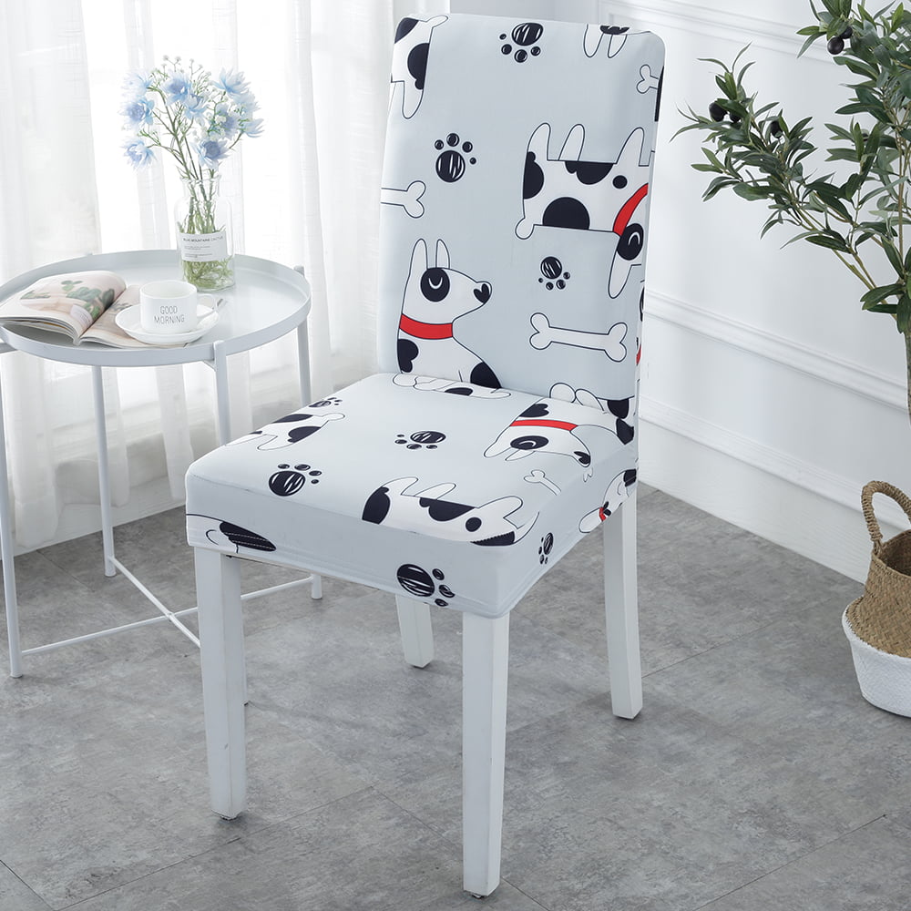 Dining Chair Seat Covers Slip Cover Stretch Wedding Banquet Party Removable Deco 