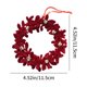 thumbnail image 3 of Puntoco Liquidación De Adornos Decorativos Navideños Adornos Navideños Colgantes De Terciopelo Rojo Adornos Para Árboles De Navidad Adornos Colgantes Arreglos Para Escaparates, 3 of 6