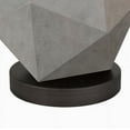 thumbnail image 5 of Evelyn&Zoe Contemporary Concrete Table Lamp with Blackened Bronze Accents, 5 of 6