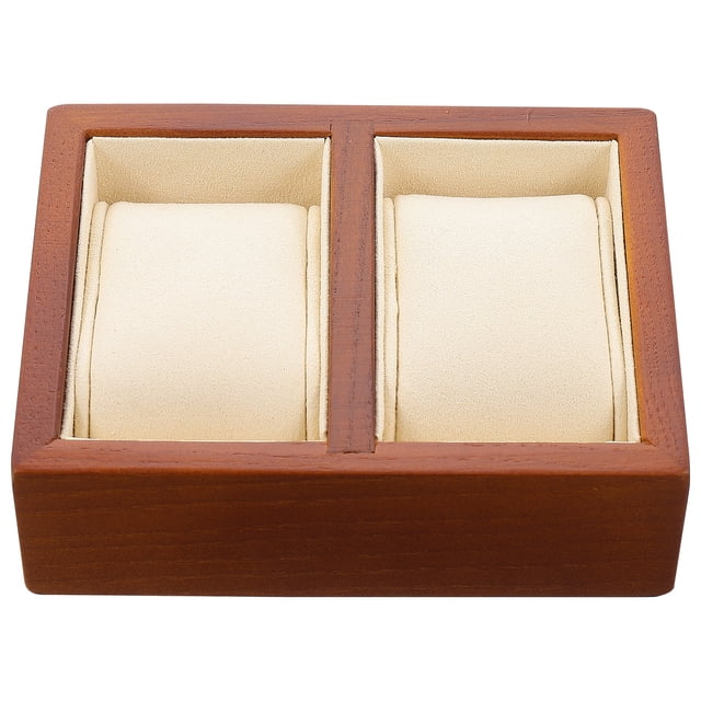 MasteelfCA Watch Display Holder Wooden Watch Container Watch Display Pillow Wrist Watch Stand