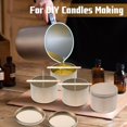 thumbnail image 4 of YJHSS Candle Tins 8 OZ, Set of 24 Premium Matte Full Rose Gold Candle Jars for Candle Making, 8oz Candle Tin with Lids for Candle Making, Bulk Empty Candle Containers for Small Business - Rose Gold, 4 of 8