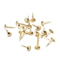 thumbnail image 2 of Uxcell 6mm Head 13mm Length Gold Tone Thumb Nails Tacks 50 Pack, 2 of 5