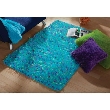 your zone blue spiker rug, 3' x 4'8