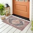 thumbnail image 5 of GLN Rugs Mylasa - Indoor, Machine Washable Area Rug 2'x3' Black/Terra Home Carpet, 5 of 7