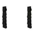 thumbnail image 2 of kurtrusly Convenient Hanging Shoes Rack Strong Over Door Organizer Complete Pocket to Wardrobe Organization black 35 x 25 x 1cm 2Set, 2 of 6